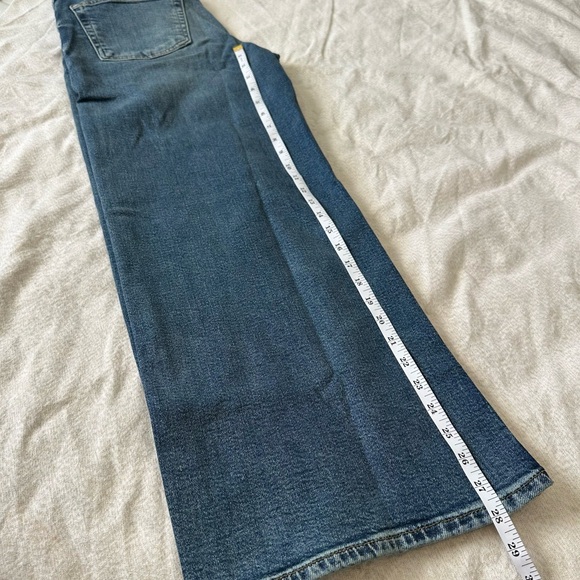 Evereve RE/DONE High Rise Wide Leg Crop Jeans 29 Crafted Indigo NWT - Picture 9 of 9